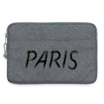 Paris en Brush Urbain Noir - Laptoptasche 13" - Grau meliert - Vorne