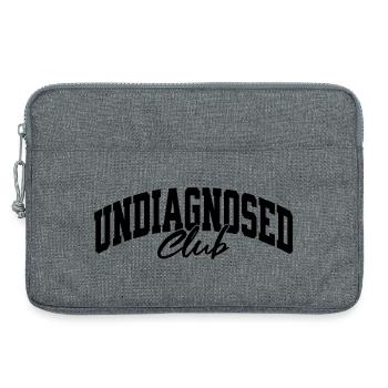 Undiagnosed Club - Laptoptasche 13" - Grau meliert - Vorne