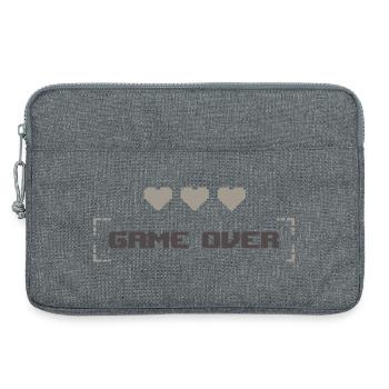 Fin du jeu - Fin du jeu - Sacoche pour ordinateur portable 13 pouces - gris chiné - Devant