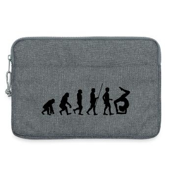 Gymnaste Turner Evolution le gymnaste - Sacoche pour ordinateur portable 13 pouces - gris chiné - Devant