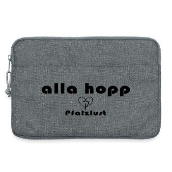 alla hopp - Laptoptasche 13" - Grau meliert - Vorne