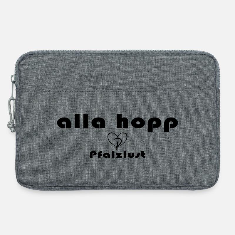 alla hopp - Laptoptasche 13" - Grau meliert
