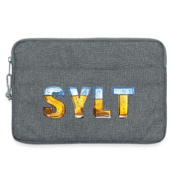 Sylt et glace - Sacoche pour ordinateur portable 13 pouces - gris chiné - Devant
