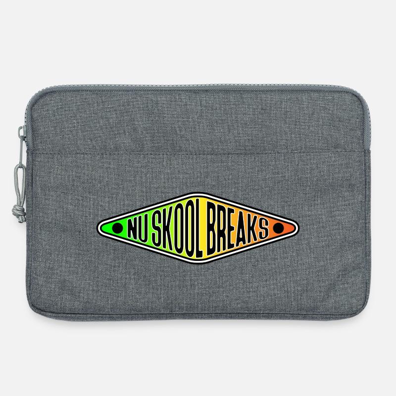 Nu Skool bricht den Breakbeat - Laptoptasche 13" - Grau meliert