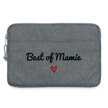 GRANNY. MOM. GRANDMA. MOTHER'S DAY - Laptop bag 13" - heather grey - Front