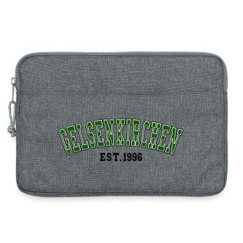 Gelsenkirchen Est. 1996 - Laptop bag 13" - heather grey - Front