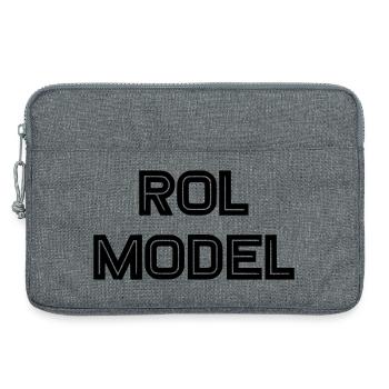 Chaque personne en fauteuil roulant est un modèle - Sacoche pour ordinateur portable 13 pouces - gris chiné - Devant