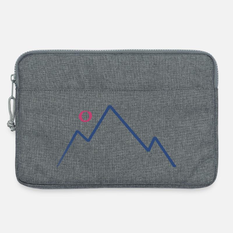 Mountain Sun - Laptoptasche 13" - Grau meliert