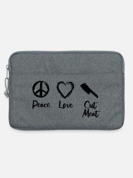 Fleischer Motivation - Laptoptasche 13" - Grau meliert