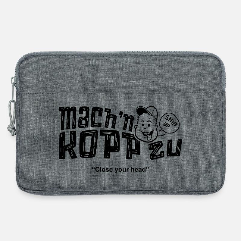 machn Kopp zu  - Laptoptasche 13" - Grau meliert