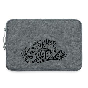 Yes Saggara - Laptop bag 13" - heather grey - Front