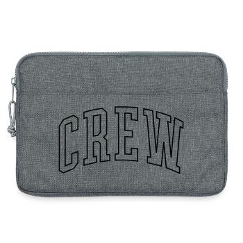 Crew Outline - Laptop bag 13" - heather grey - Front