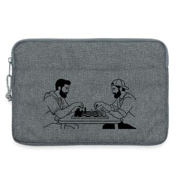 chess - Laptop bag 13" - heather grey - Front
