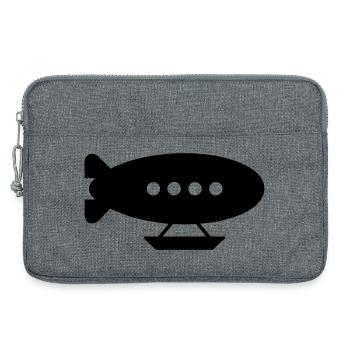 ballon dirigeable - Sacoche pour ordinateur portable 13 pouces - gris chiné - Devant