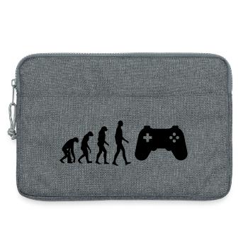 Gamer / Gaming - Sacoche pour ordinateur portable 13 pouces - gris chiné - Devant