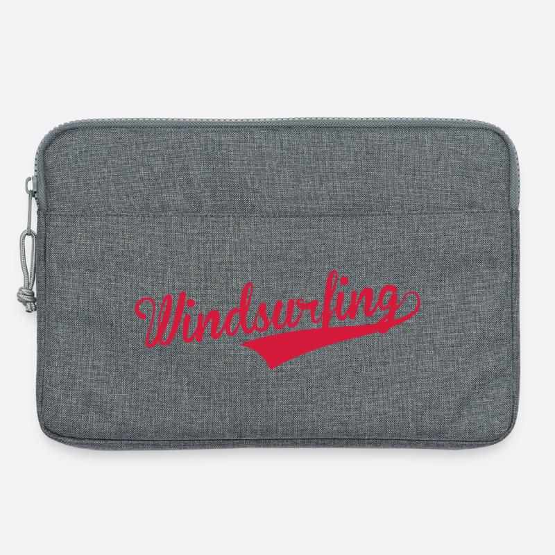 Windsurfen / Windsurfer / Windsurf / Windsurfing - Laptoptasche 13" - Grau meliert