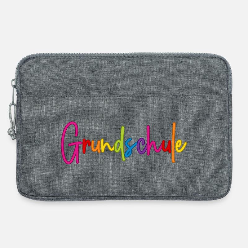 Grundschule - Laptoptasche 13" - Grau meliert