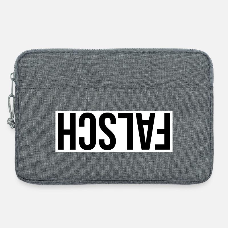 FALSCH White and Black by Falsches Design - Laptoptasche 13" - Grau meliert