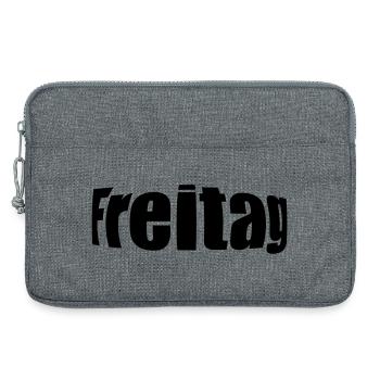 Friday - Laptop bag 13" - heather grey - Front