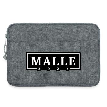 Malle 2026 Mallorca Urlaub - Laptoptasche 13" - Grau meliert - Vorne