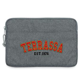 Terrassa fondée en 1976 - Sacoche pour ordinateur portable 13 pouces - gris chiné - Devant
