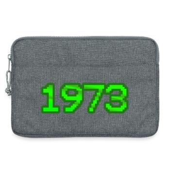 1973 - Sacoche pour ordinateur portable 13 pouces - gris chiné - Devant