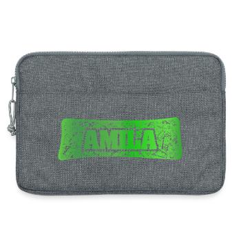 Frau Amila - Laptoptasche 13" - Grau meliert - Vorne