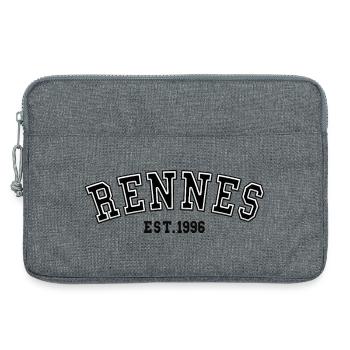 Rennes gegründet 1996 - Laptoptasche 13" - Grau meliert - Vorne