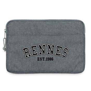Rennes, gegründet 1986 - Laptoptasche 13" - Grau meliert - Vorne