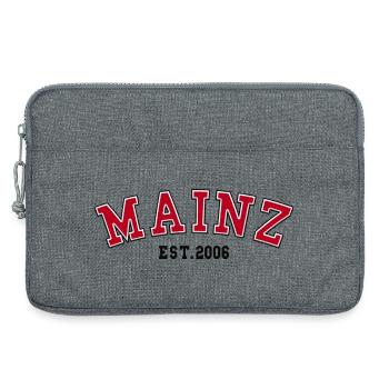 Mainz gegründet 2006 - Laptoptasche 13" - Grau meliert - Vorne