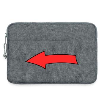 Arc à flèches - Sacoche pour ordinateur portable 13 pouces - gris chiné - Devant