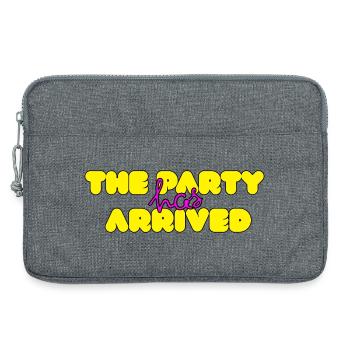 THE PARTY HAS ARRIVED, KANN LOS GEHEN MAUS - Laptoptasche 13" - Grau meliert - Vorne