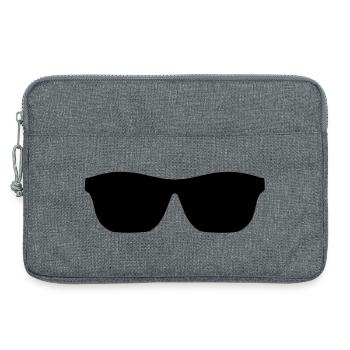 Lunettes de soleil / Shades - Sacoche pour ordinateur portable 13 pouces - gris chiné - Devant