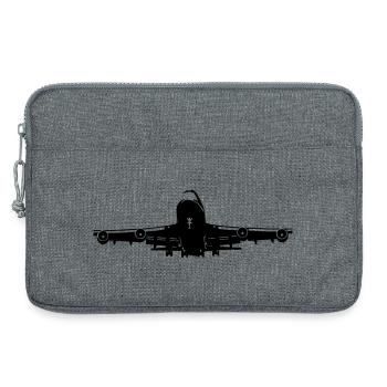 747 - Laptoptasche 13" - Grau meliert - Vorne