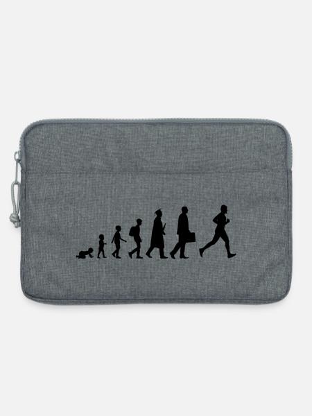 Entwicklung eines Läufers - Laptoptasche 13" - Grau meliert