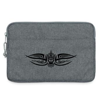 Tribal 2 par Helfspawn - Sacoche pour ordinateur portable 13 pouces - gris chiné - Devant