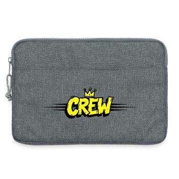 Crew Crown - Laptop bag 13" - heather grey - Front