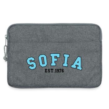 Sofia Est. 1976 - Laptop bag 13" - heather grey - Front