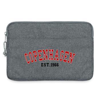 Copenhague fondée en 1966 - Sacoche pour ordinateur portable 13 pouces - gris chiné - Devant