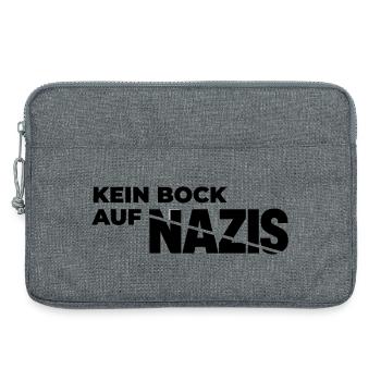 Kein_Bock_auf_Nazis - Laptoptasche 13" - Grau meliert - Vorne