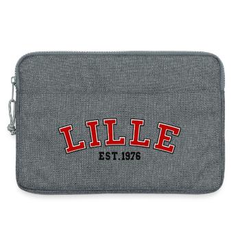 Lille Fondée en 1976 - Sacoche pour ordinateur portable 13 pouces - gris chiné - Devant