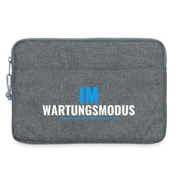 Im Wartungsmodus – Shirt für IT‑Administratoren - Laptoptasche 13" - Grau meliert - Vorne