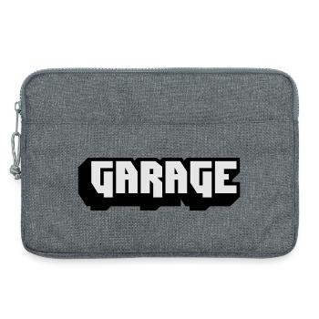 Garage music - Laptop bag 13" - heather grey - Front