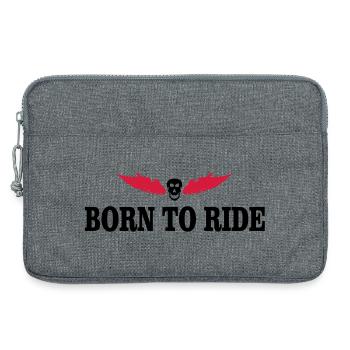 biker - Laptop bag 13" - heather grey - Front
