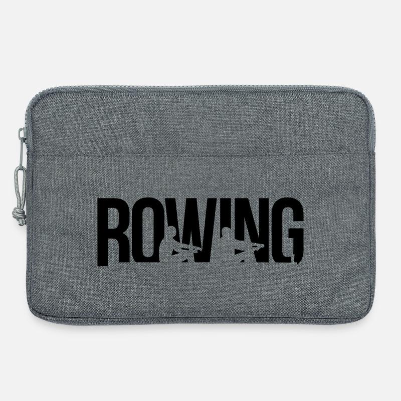 rowing Rudern - Laptoptasche 13" - Grau meliert