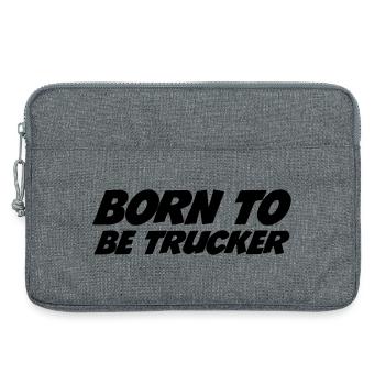 Born to be Trucker - Laptop bag 13" - heather grey - Front