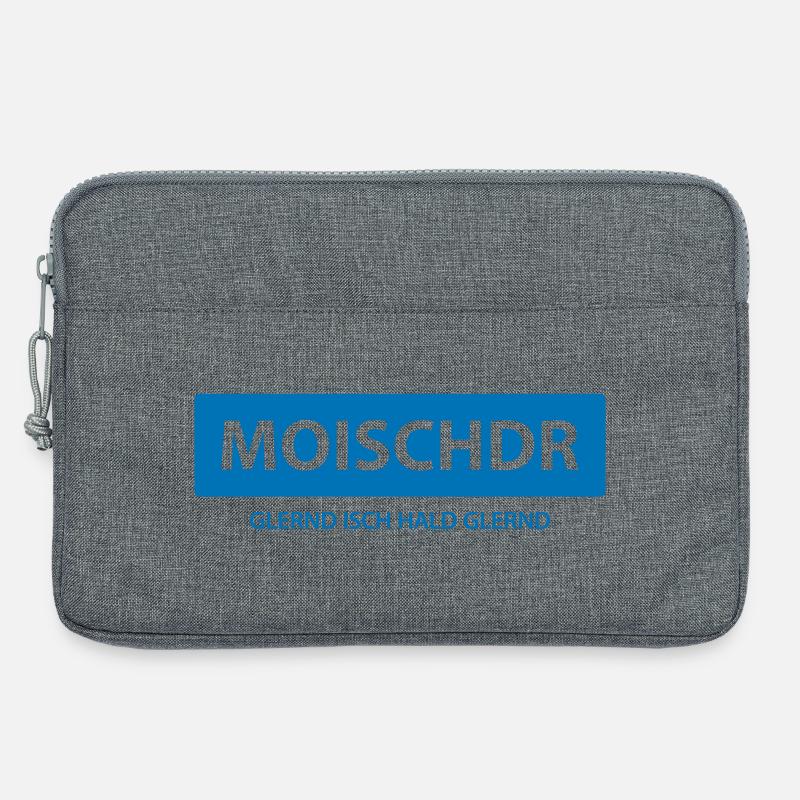 moischdr - Laptoptasche 13" - Grau meliert