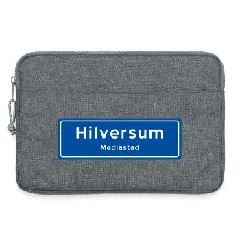 Hilversum place name sign - Laptop bag 13" - heather grey - Front