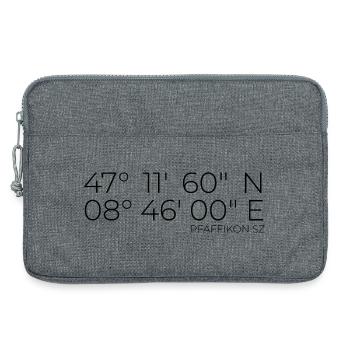 Coordonnées Pfäffikon SZ Zurich - Sacoche pour ordinateur portable 13 pouces - gris chiné - Devant