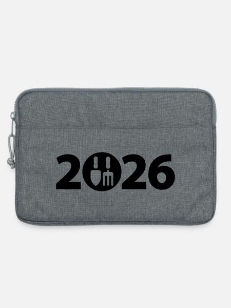 Gärtner 2026, Gartenbau 2026 - Laptoptasche 13" - Grau meliert